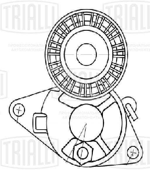 Ролик приводного ремня для автомобилей BMW 5 (95-) 2.0i/2.2i/2.5i/2.8i/3.0i (ремень 5PK) с натяжным механизмом (компрессора кондиционера)