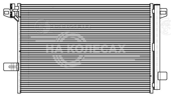 Радиатор кондиционера для автомобилей Transporter (15-) 2.0D/2.0T