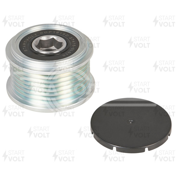 Шкив с обгонной муфтой генератора для автомобилей Toyota Land Cruiser Prado (09-) 2.8D/3.0D