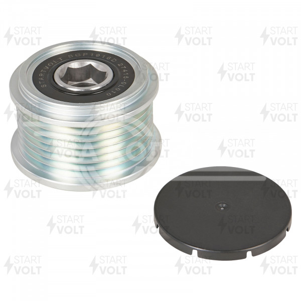 Шкив с обгонной муфтой генератора для автомобилей Toyota Land Cruiser Prado (09-) 2.8D/3.0D