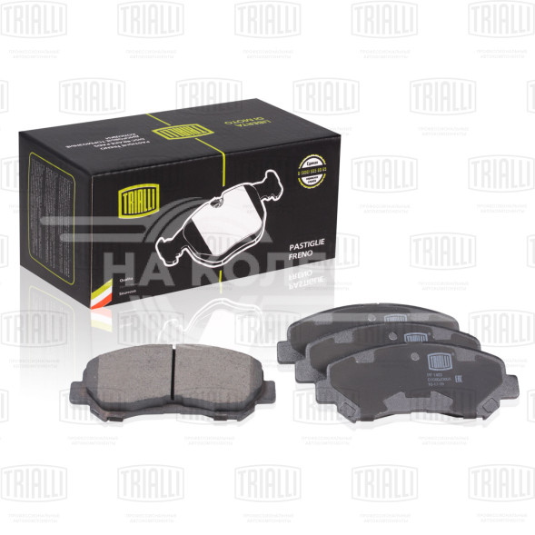 Колодки тормозные дисковые передние для автомобилей Nissan Qashqai (07-) / X-Trail (07-)