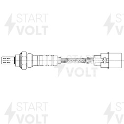 Датчик кислорода для автомобилей Mitsubishi Outlander XL (06-) 3.0i/Lancer (03-) 2.0i до катализатора