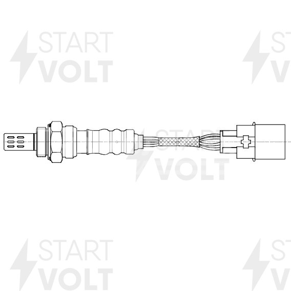 Датчик кислорода для автомобилей Mitsubishi Outlander XL (06-) 3.0i/Lancer (03-) 2.0i до катализатора