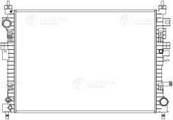 Радиатор охлаждения для автомобилей Haval Jolion (21-)/Dargo (22-)/H3 (24-) (4WD)
