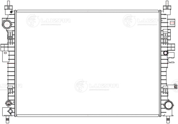 Радиатор охлаждения для автомобилей Haval Jolion (21-)/Dargo (22-)/H3 (24-) (4WD)