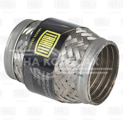 Виброкомпенсатор выхлопной трубы (Гофра) 60x100 InterLock (нержавеющая сталь)