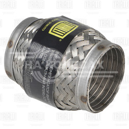 Виброкомпенсатор выхлопной трубы (Гофра) 64x100 InterLock (нержавеющая сталь)