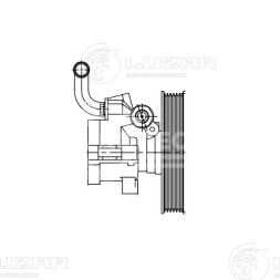 Насос ГУР для автомобилей Chevrolet Lacetti (04-)/Captiva (06-) 1.6i/2.4/2.0D