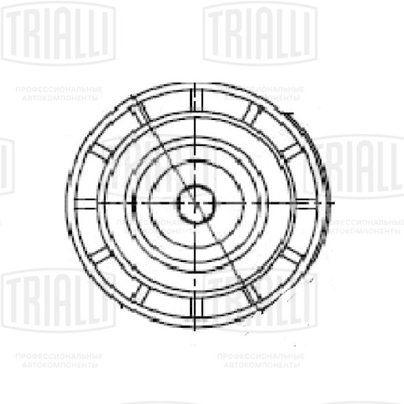 Ролик приводного ремня для автомобилей Renault Megane (95-) 1.9dTi (только ролик натяжителя) для натяжителя пружина прямо