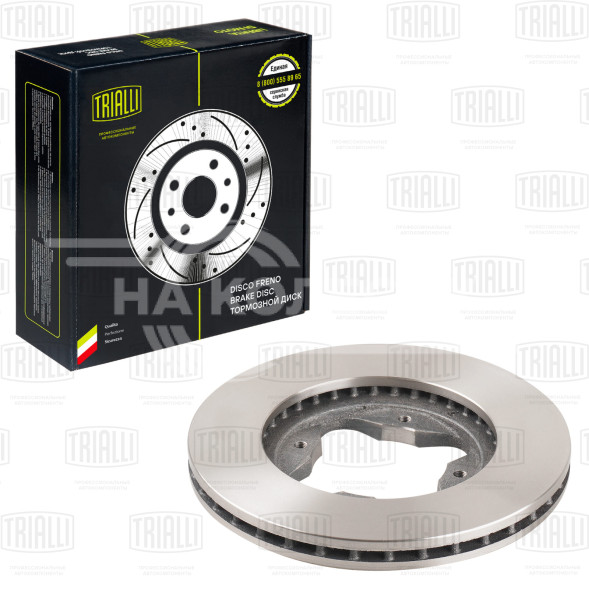 Диск тормозной передний для автомобилей Honda Civic VI (95-) / Accord IV-V (90-) d=260