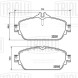 Колодки тормозные для автомобилей Mercedes C (W205) (14-) дисковые передние для тормозной системы TRW