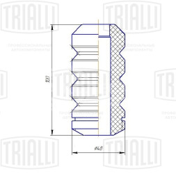 Ремонтный комплект переднего амортизатора (кожух + отбойник) для автомобиля Лада 2170-2172 Priora/2190 Granta/2192/2194 Kalina II