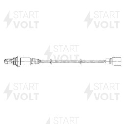 Датчик кислорода для автомобилей Toyota Camry V40 (06-) 2.4i/Camry V50 (11-) 2.0i до катализатора
