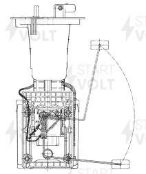Модуль топливного насоса для автомобилей VAG Crafter (06-) 2.5TDI