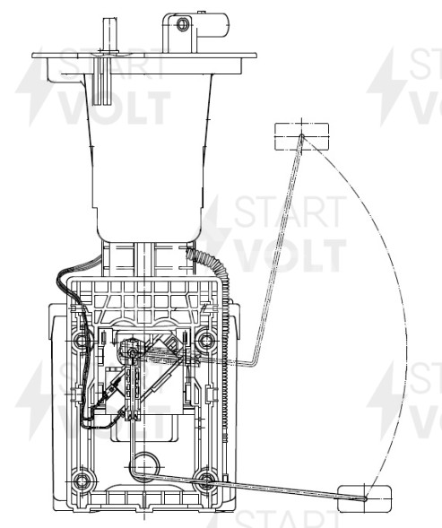 Модуль топливного насоса для автомобилей VAG Crafter (06-) 2.5TDI