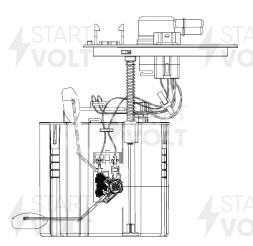 Модуль топливного насоса для автомобилей Hyundai Elantra (16-) 1.6i/2.0i