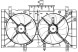 Электровентилятор охлаждения для автомобилей Mazda 6 (GG) (02-) 1.8i/2.0i (2 вент.) (с кожухом)