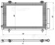 Радиатор кондиционера для автомобилей Solano (08-) 1.6i/1.8i