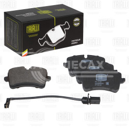 Колодки тормозные дисковые задние для автомобилей Audi A4 (B8) (07-) / A6 (C7) (11-) / A7 (10-) / Porsche Macan (14-)/(18-) (в комплекте с датчиком)