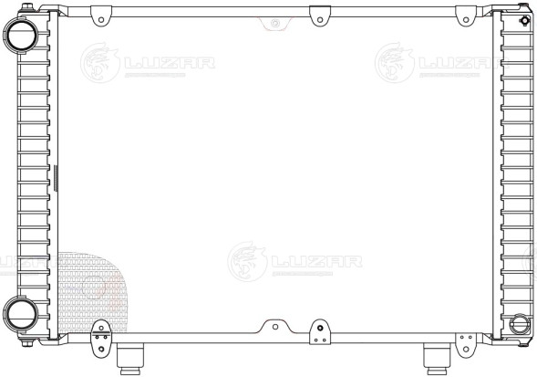 Радиатор охлаждения для автомобилей ГАЗель-Бизнес УМЗ (Heavy Duty) (повышенная теплоотдача)