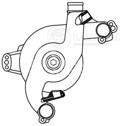 Насос водяной для автомобилей MAN TGA (02-)/F2000 (94-) [D2865/D2866]