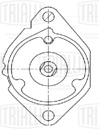 Натяжитель ремня (без ролика) для автомобилей BMW 5 (E39) (95-)/5 E60 (02-)/X5 (E53) (99-) 2.5d/3.0d [M57N] компрессора
