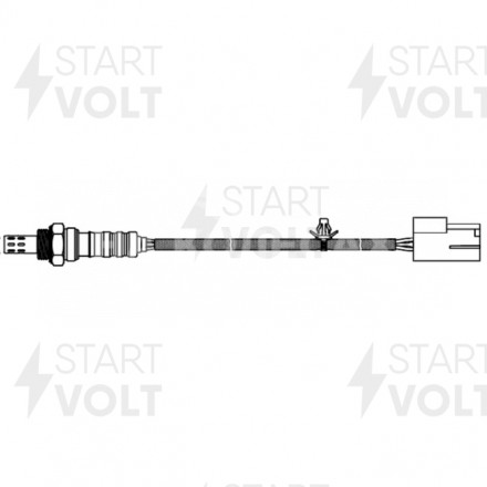 Датчик кислорода для автомобилей Nissan Almera N16 (00-) 1.5i/1.8i/Primera (02-) 1.6i/1.8i после катализатора