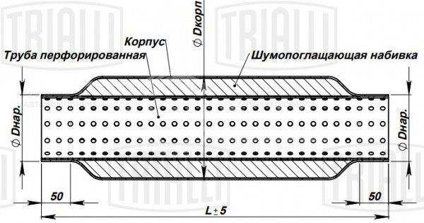 Стронгер 45400-76 с перфорированным внутренним узлом (алюминизированная сталь)