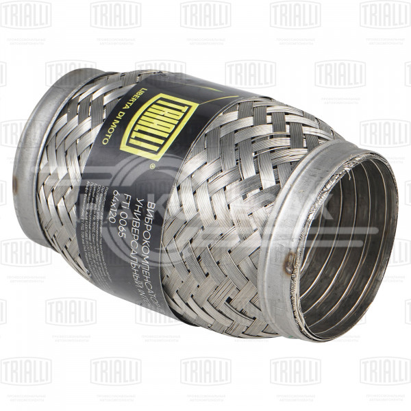 Виброкомпенсатор выхлопной трубы (Гофра) 64x120 InterLock (нержавеющая сталь)
