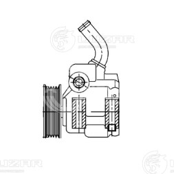 Насос ГУР для автомобилей Ford Fiesta (01-)/Fusion (02-)