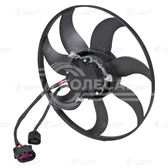 Электровентилятор охлаждения для автомобилей Skoda Octavia A5 (04-)/VW Golf V (03-) (без кожуха) (тип Brose; 300W)