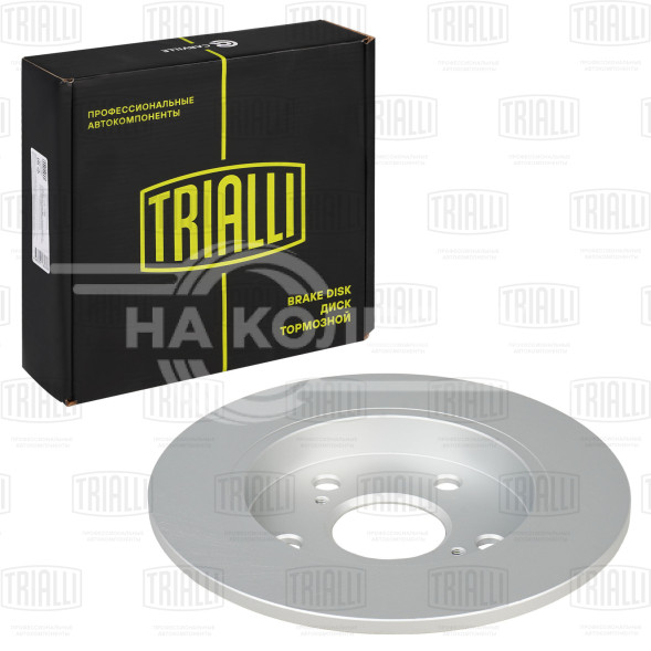 Диск тормозной задний для автомобилей Toyota Corolla (06-)/Auris (06-) d=259 окрашенный