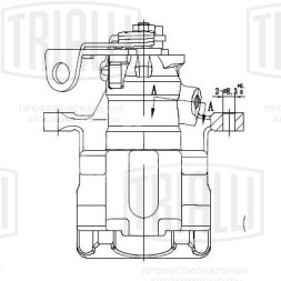 Суппорт тормозной для автомобилей VW Golf IV (97-) задний левый d=38мм