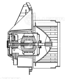 Электровентилятор отопителя для автомобилей Chrysler 300C (04-)