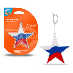 Ароматизатор подвесной &quot;Звезда&quot; Морской сквош