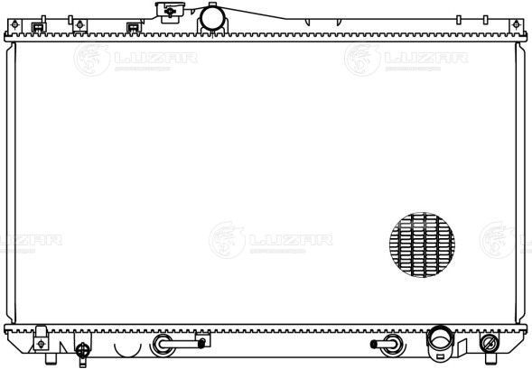 Радиатор охлаждения для автомобилей Mark II/Cresta/Chaser X90 (92-)