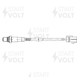 Датчик кислорода для автомобилей Mitsubishi Lancer X (07-) 1.5i до катализатора