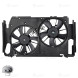 Электровентилятор охлаждения для автомобилей Toyota RAV 4 (06-) 2.0i/2.4i (2 вент.) (с кожухом)
