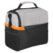 Сумка-холодильник (термосумка) PRO, 9л, 25*22.5*16.5см, водонепр., чер./сер.
