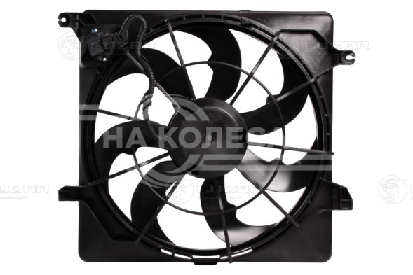 Электровентилятор охлаждения для автомобилей KIA Sorento III (14-) 2.2D (с кожухом и резистором)