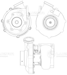 Турбокомпрессор для а/м  MAN TGA (02-)/TGS (07-)  с дв. D2066 (тип K29 ) (d крыл. 68,8 мм)