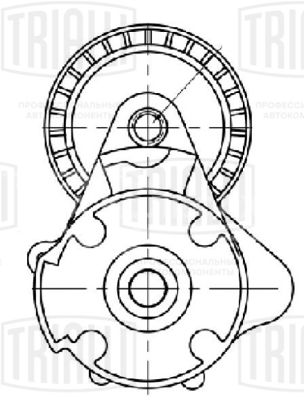 Ролик приводного ремня для автомобилей BMW 3 E90 (05-) 2.0d/3.0d с натяжным механизмом