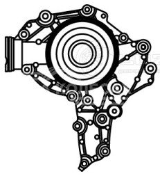 Насос водяной для автомобилей Mercedes-Benz ML (W164) (05-)/S (W221) (05-) 4.7i/5.5i [M273]