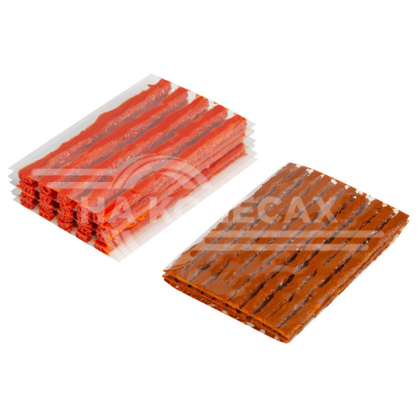 Жгуты для ремонта б/к шин, 3,5*100мм + 6*100мм, 40 шт, коричневые, ПВХ подложка, в пакете