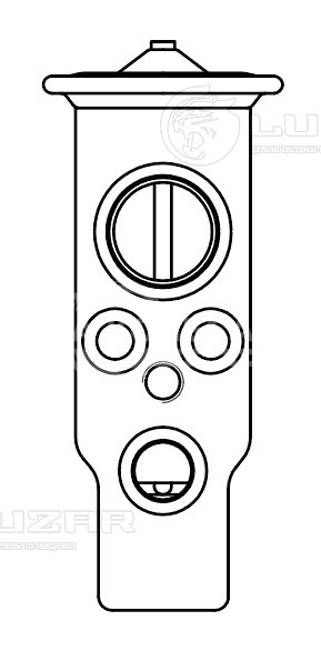 Клапан расширительный кондиционера (ТРВ) для автомобилей Outlander XL (06-)/Lancer X (07-)/ASX (10-)
