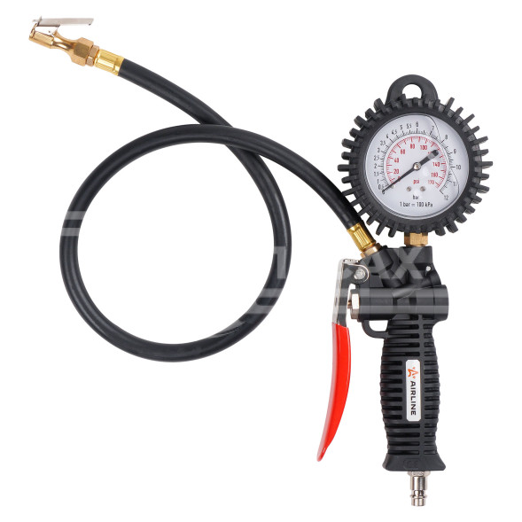 Пистолет для накачки шин 12 АТМ INDUSTRY с манометром