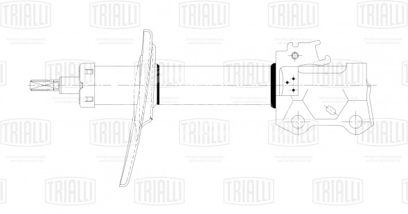 Амортизатор (стойка) передний левый для автомобиля Toyota RAV4 (13-)/Lexus NX (14-)