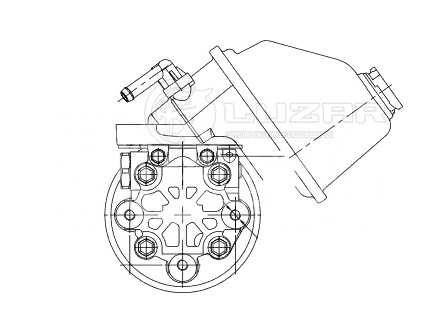 Насос ГУР для автомобилей Chevrolet Captiva (11-)/Opel Antara (06-) 2.4i