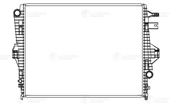 Радиатор охлаждения для автомобилей Volkswagen Touareg II (10-)/Cayenne II (10-) 3.0TDi/3.6FSi