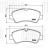 Колодки тормозные для автомобилей Ford Transit (13-) дисковые задние (в комплекте с датчиком)
